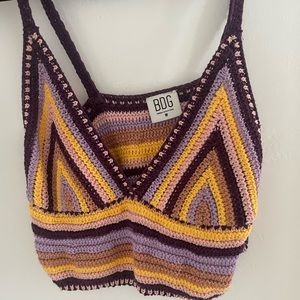 BDG crochet crop tank